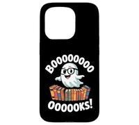 Divertido Halloween Fantasma Nerd Libro Amante Bibliotecario Carcasa para iPhone 15 Pro