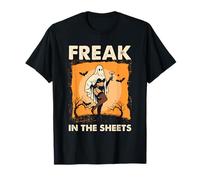 Divertido Halloween Humor Adulto Fantasma Freak In The Sheets Camiseta