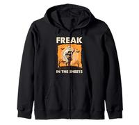 Divertido Halloween Humor Adulto Fantasma Freak In The Sheets Sudadera con Capucha