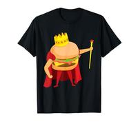 Divertido Hamburguesa Arte Hombres Mujeres Hamburguesa Queso Hamburguesa Carne Eater Camiseta