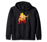 Divertido Hamburguesa Arte Hombres Mujeres Hamburguesa Queso Hamburguesa Carne Eater Sudadera con Capucha