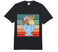 Divertido Helado de Gato Postre Tazón de Helado Chocolate Comfort Colors Adult Heavyweight T-Shirt