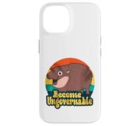 Divertido hipopótamo pigmeo "Become Ungovernable" Retro Carcasa para iPhone 14