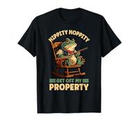 Divertido Hippity Hoppity Get Off my Property Discurso Disfraz Camiseta