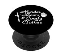 Divertido Historias de Detectives Policíaca Novela Cinéfilo PopSockets PopGrip Adhesivo