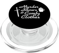 Divertido Historias de Detectives Policíaca Novela Cinéfilo PopSockets PopGrip para MagSafe