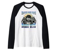 Divertido Hombre Lobo Meme Lo Que papá Quiere obtiene Lobo Camiseta Manga Raglan