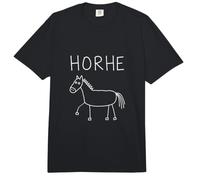 Divertido Horhe Absurdo Meme Bad Horse Drawing Joke Gen Z Alpha Comfort Colors Adult Heavyweight T-Shirt
