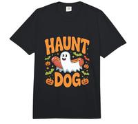 Divertido Hot Dog con Forma de Fantasma de Halloween de Haunt Dog Comfort Colors Adult Heavyweight T-Shirt