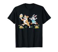 Divertido Huevo de Pascua Pitbull Bunny para niños y Mujeres Día de Pascua Camiseta