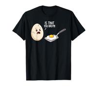 Divertido Huevo Frito es Que tu Hermano Juego de Palabras de Desayuno Camiseta