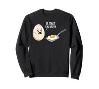 Divertido Huevo Frito es Que tu Hermano Juego de Palabras de Desayuno Sudadera