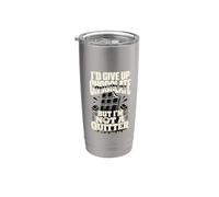 Divertido Humor Amante de los Postres Barra de Chocolate Vaso térmico de acero inoxidable de doble pared