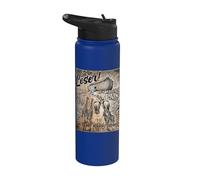 Divertido Humor Cristiano Get in Loser Rain Bible Noahs Ark Stainless Steel Insulated Water Bottle
