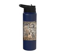 Divertido Humor Cristiano Get in Loser Rain Bible Noahs Ark Stainless Steel Insulated Water Bottle