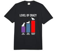 Divertido Humor de Crazy Chicken Lady/People Dueña de Mascotas Comfort Colors Adult Heavyweight T-Shirt