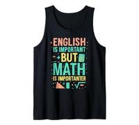 Divertido Humor matemático gramatical para Profesores y Estudiantes Nerd Camiseta sin Mangas