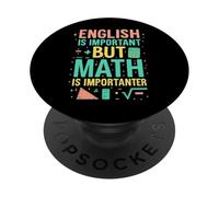 Divertido Humor matemático gramatical para Profesores y Estudiantes Nerd PopSockets PopGrip Adhesivo
