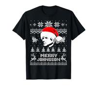 Divertido Humor navideño del Presidente Johnson de Andrew Camiseta