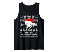 Divertido Humor navideño del Presidente Johnson de Andrew Camiseta sin Mangas