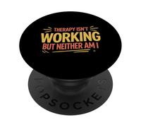 Divertido Humor Oscuro Caos Mental Lucha Burnout PopSockets PopGrip Adhesivo