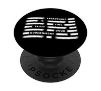 Divertido Humor Político Todo Bien Confíe en su Gobierno PopSockets PopGrip Adhesivo