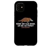 Divertido Humor Schnabeltier Früher War Alles Besser Carcasa para iPhone 11