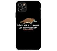Divertido Humor Schnabeltier Früher War Alles Besser Carcasa para iPhone 11 Pro MAX