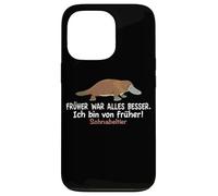 Divertido Humor Schnabeltier Früher War Alles Besser Carcasa para iPhone 13 Pro