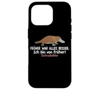 Divertido Humor Schnabeltier Früher War Alles Besser Carcasa para iPhone 16 Pro