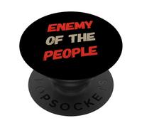 Divertido Humor Texto Divertido para La Gente Divertido Enemigo del Pueblo PopSockets PopGrip Adhesivo
