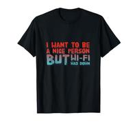 Divertido Humor Texto Gente Divertida Divertido Quiero Ser Una Buena Persona Camiseta
