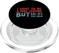 Divertido Humor Texto Gente Divertida Divertido Quiero Ser Una Buena Persona PopSockets PopGrip para MagSafe