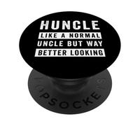 Divertido Huncle como Normal Tío Mejor Parecido Tío Familia PopSockets PopGrip Adhesivo