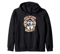 Divertido Husky Diciendo Retro Divertido Husky Siberiano Sudadera con Capucha