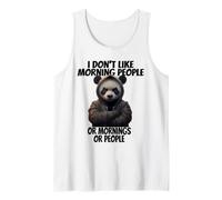Divertido I Don't Like Morning People Or Mornings Or People Camiseta sin Mangas