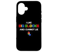 Divertido I Like Big Building Blocks I Cannot Lie Carcasa para iPhone 16