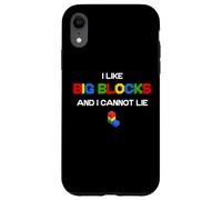 Divertido I Like Big Building Blocks I Cannot Lie Carcasa para iPhone XR