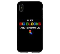 Divertido I Like Big Building Blocks I Cannot Lie Carcasa para iPhone XS MAX