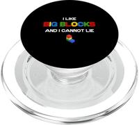 Divertido I Like Big Building Blocks I Cannot Lie PopSockets PopGrip para MagSafe