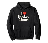 Divertido I Love Hockey Mamás Deportes Romance Admirador Fan Humor Sudadera con Capucha