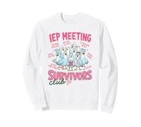 Divertido IEP Reunión Survivors Club Maestro Educación Especial Sudadera