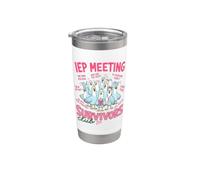Divertido IEP Reunión Survivors Club Maestro Educación Especial Vaso térmico de acero inoxidable de doble pared