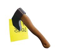 Divertido imán para, imanes creativos para decoración del hogar, calcomanías magnéticas, Hoja de Arce de Hacha de Resina, calcomanía magnética para taquilla, Tablero de Mensajes, microondas