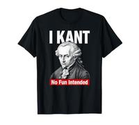 Divertido Immanuel Kant Filosofía Meme Philosopher Juego de Palabras Camiseta