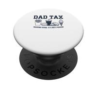 Divertido impuesto para papá: asegurarse de Que no Sea Veneno, Camisa, impuesto para papá PopSockets PopGrip Adhesivo