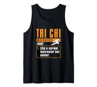 Divertido instructor de Tai Chi Definición Fighting Tai Chi Trainer Camiseta sin Mangas