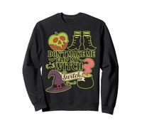 Divertido Interruptor de Halloween Don't Make Me Flip My Witch Sudadera
