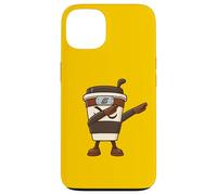 Divertido Italiano Brainrot Meme Capuchino Asesino Dabbing Kid Carcasa para iPhone 13
