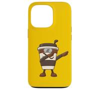 Divertido Italiano Brainrot Meme Capuchino Asesino Dabbing Kid Carcasa para iPhone 13 Pro